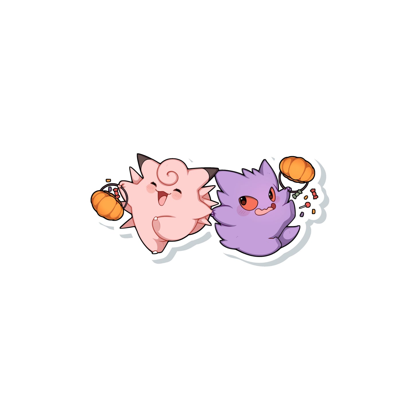 Gengar Clefable Halloween