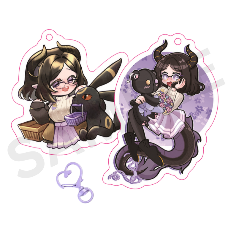 LoyallyBear Acrylic Keychain