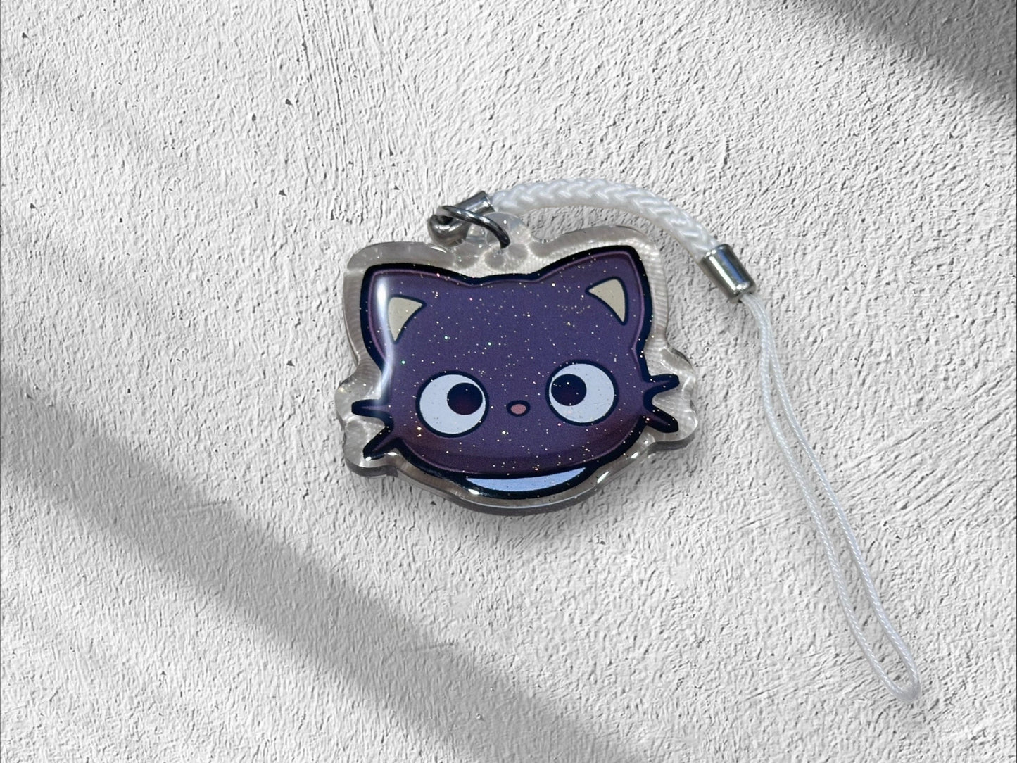 Chibi Animals 1.5” Acrylic Glitter Charms | Cute Kawaii Accessories