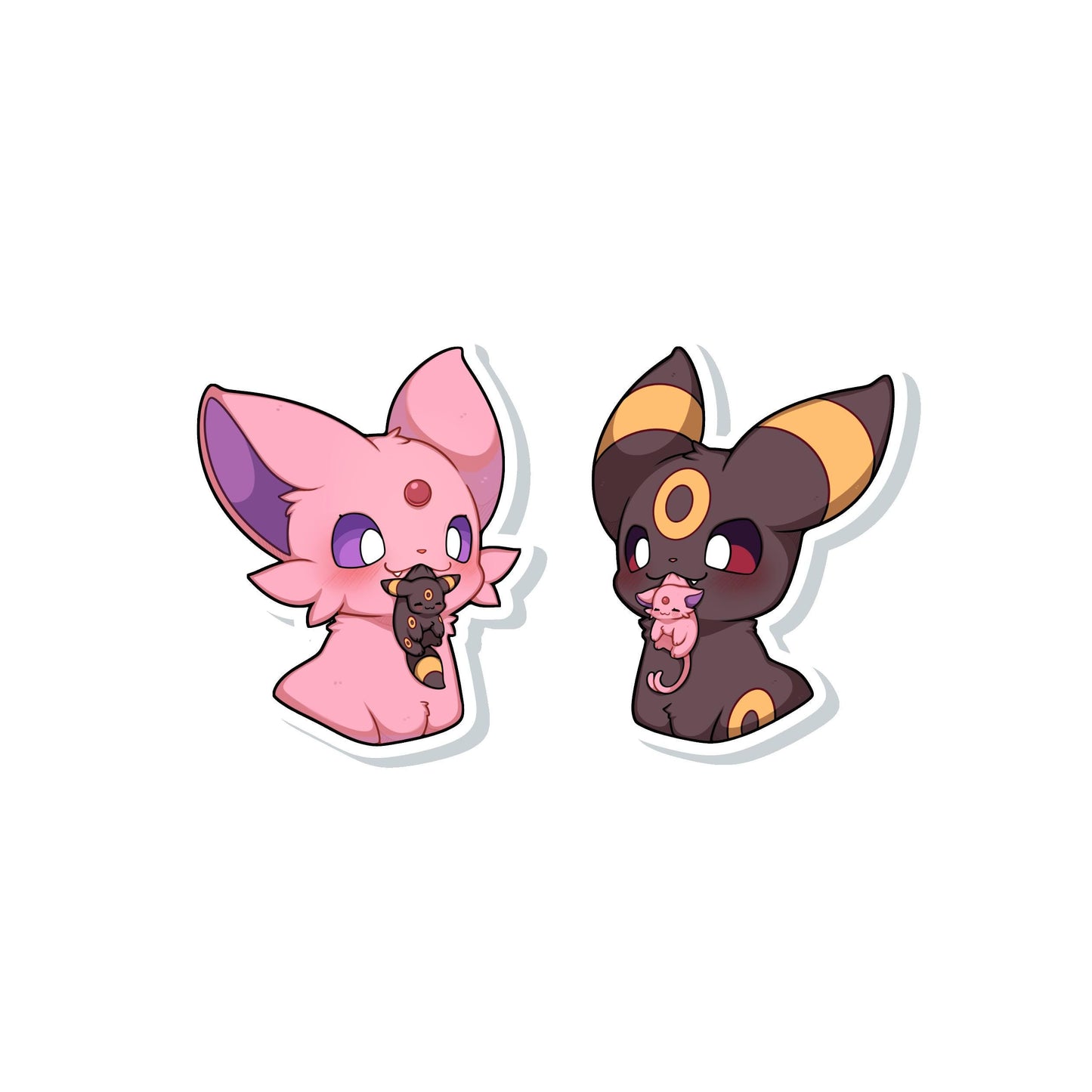 Umbreon Espeon Sticker