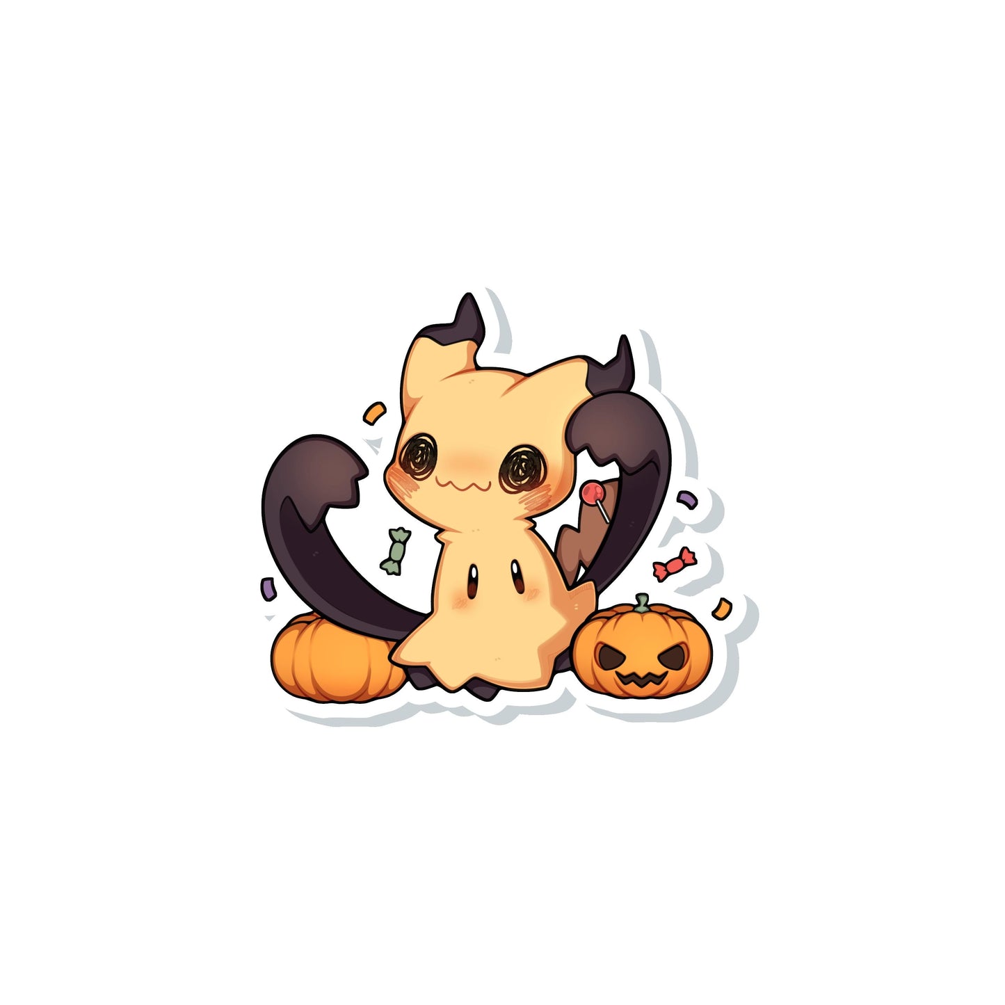 Mimikyu Halloween Sticker
