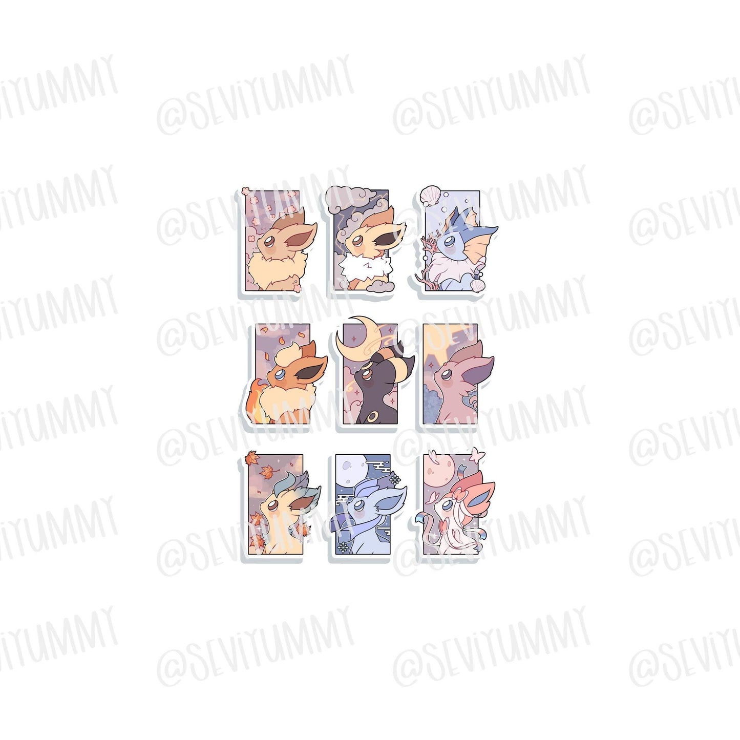 Eeveelution Stickers