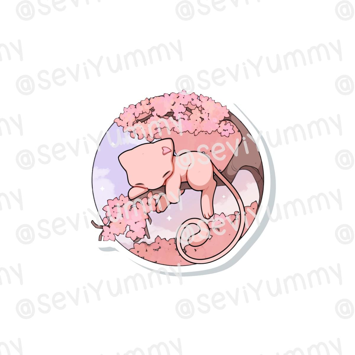Mew Sticker