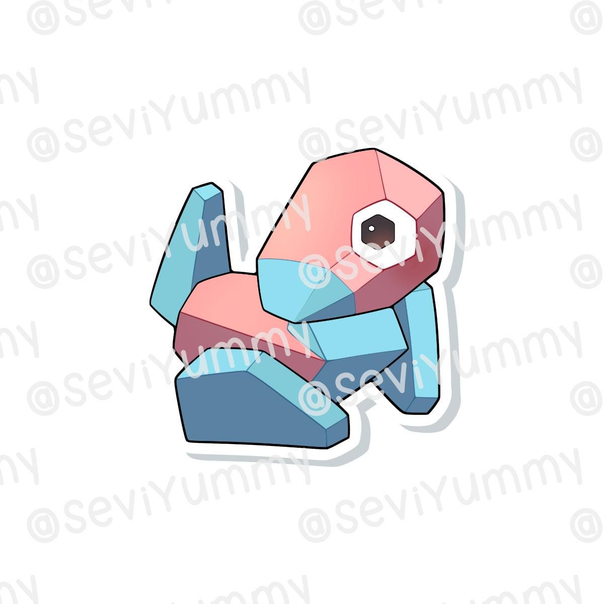 Porygon Sticker