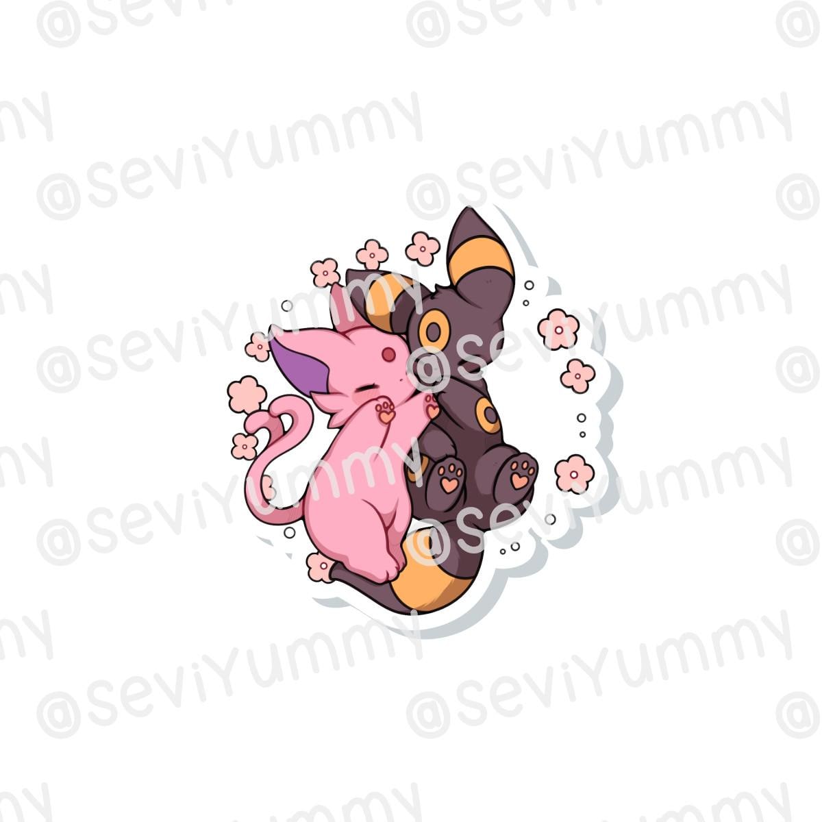 Umbreon Espeon Sticker
