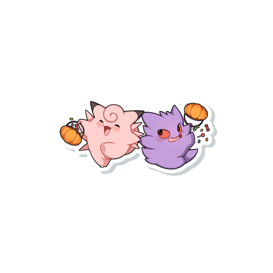 Gengar Clefable Halloween