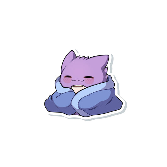 Gengar Cozy Sticker