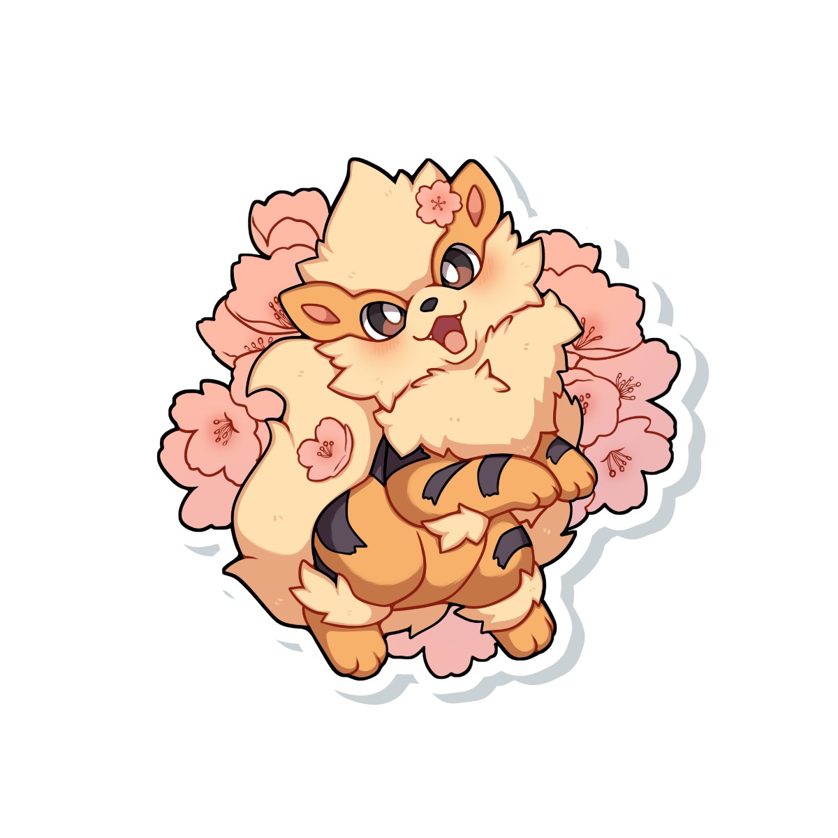 Arcanine Sticker