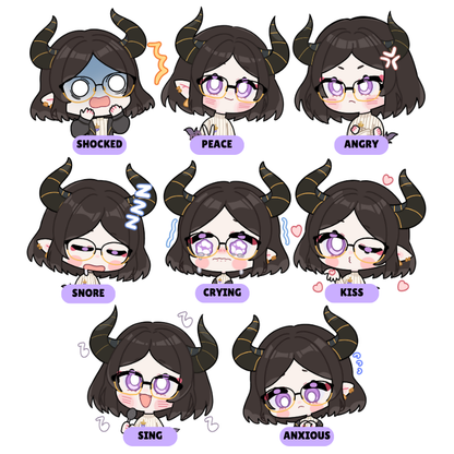 LoyallyBear Vinyl Sticker Sheets / Individual Stickers
