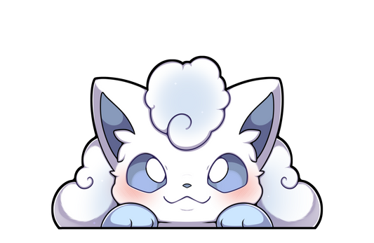 Alolan Vulpix Car Decal