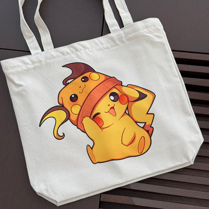 Pika Raichu Beanie Tote Bag