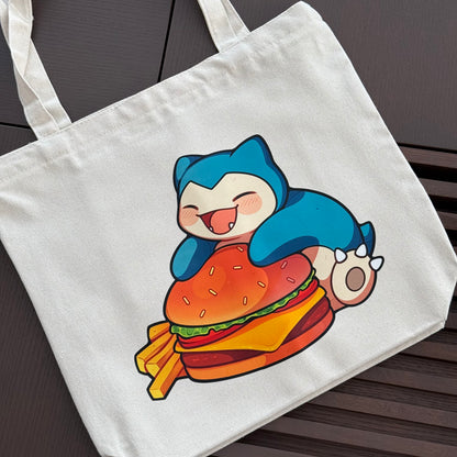 Snorlax Borgor Tote Bag