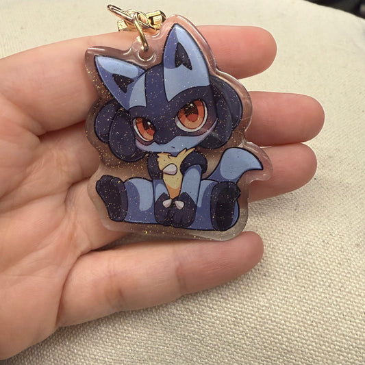 Lucario 2" Acrylic Keychain