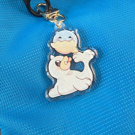 Seel Spheal 2" Acrylic Keychain