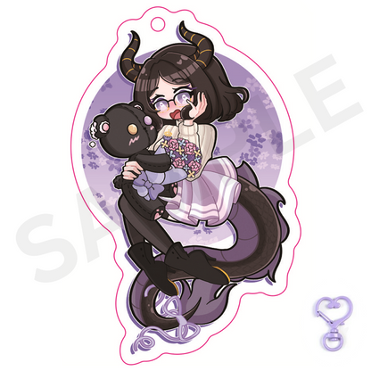 LoyallyBear Acrylic Keychain