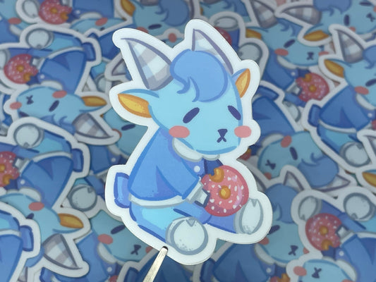 Animal Crossing Sherb Donut Lover Sticker