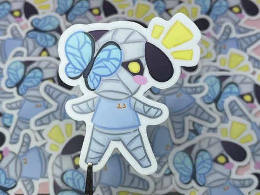 Animal Crossing Lucky Inspired Sticker