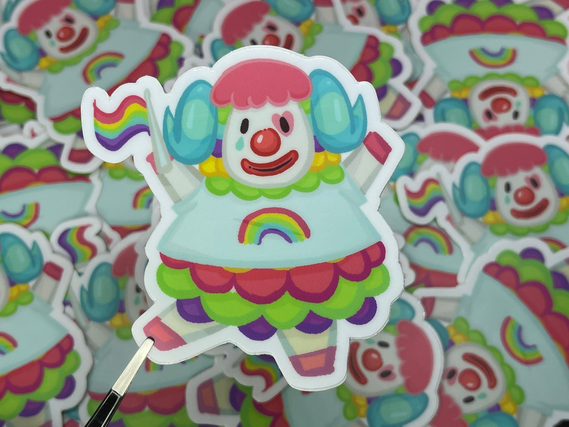 Animal Crossing Rainbow Pietro Inspired Sticker