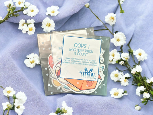 Oops Mystery Sticker Pack | B Grade