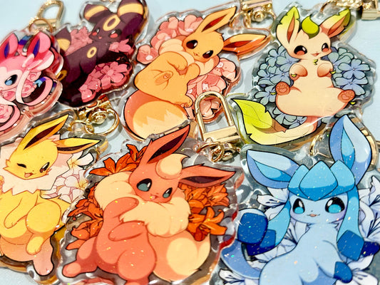 Eeveelution 2"/2.5” Acrylic Keychain