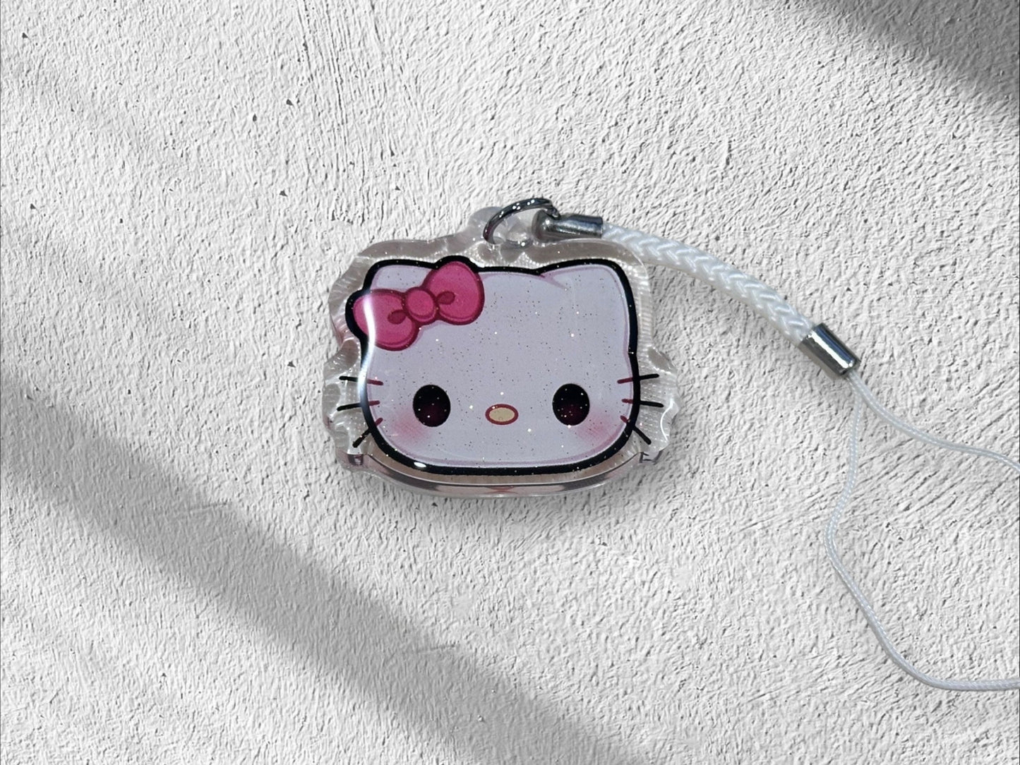 Chibi Animals 1.5” Acrylic Glitter Charms | Cute Kawaii Accessories