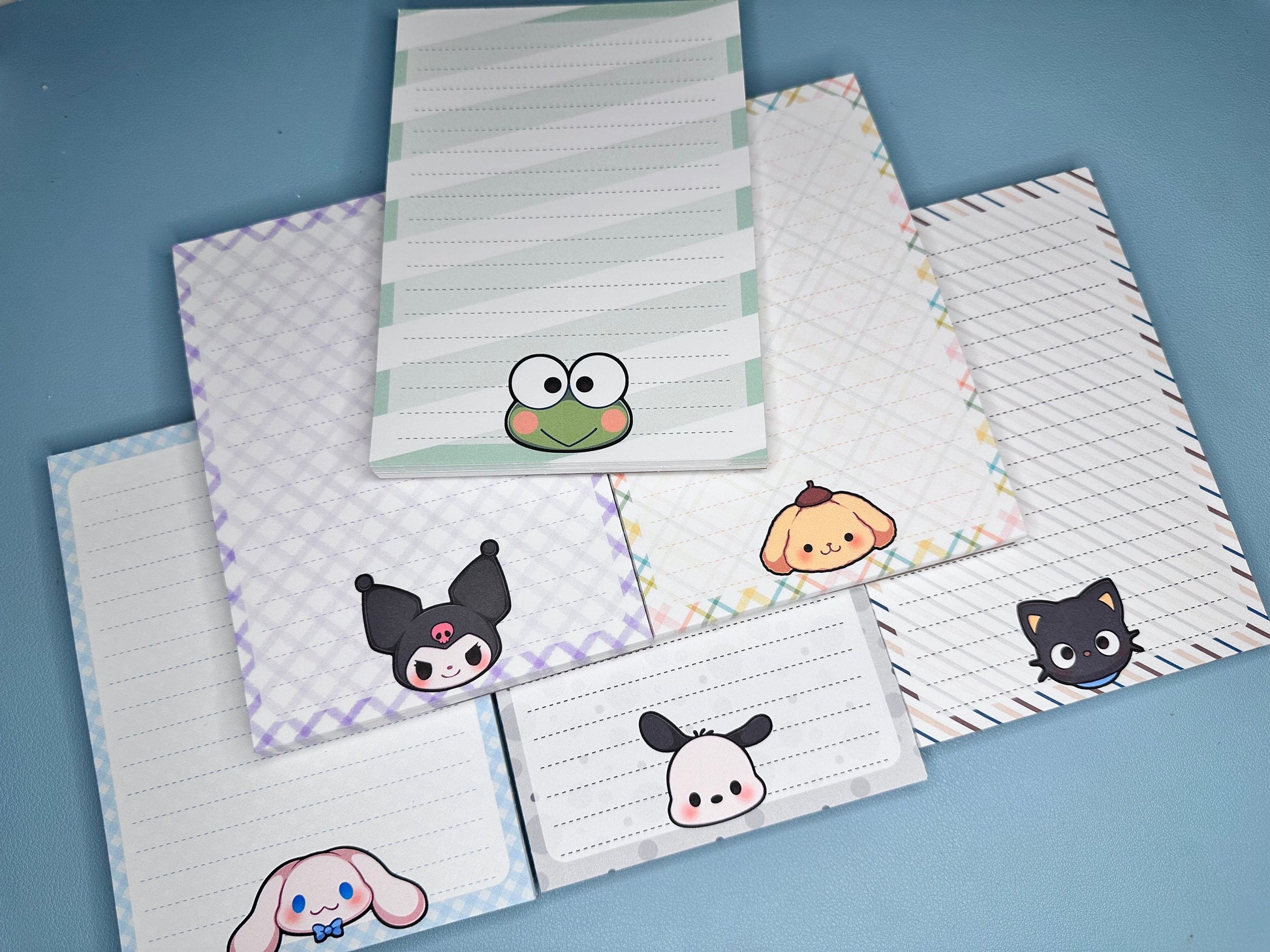 Cute Animals Memo Note Pad | Kawaii Art Pastel Aesthetic Stationery | School Supplies, Journaling, Scrapbooking