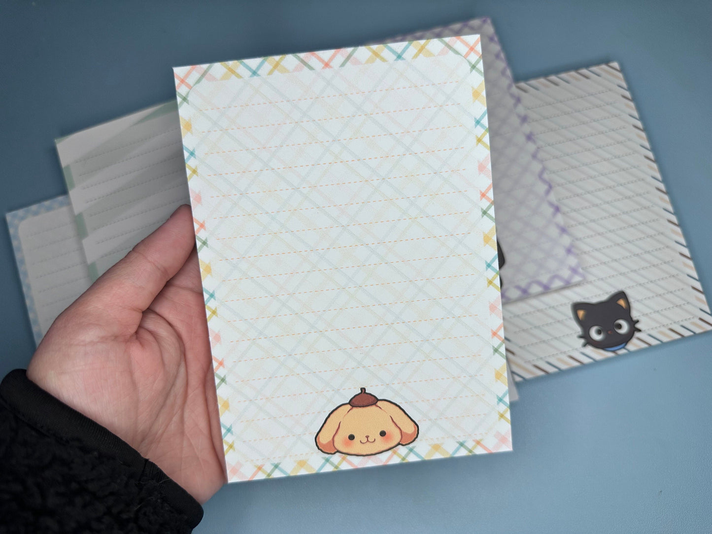 Cute Animals Memo Note Pad | Kawaii Art Pastel Aesthetic Stationery | School Supplies, Journaling, Scrapbooking