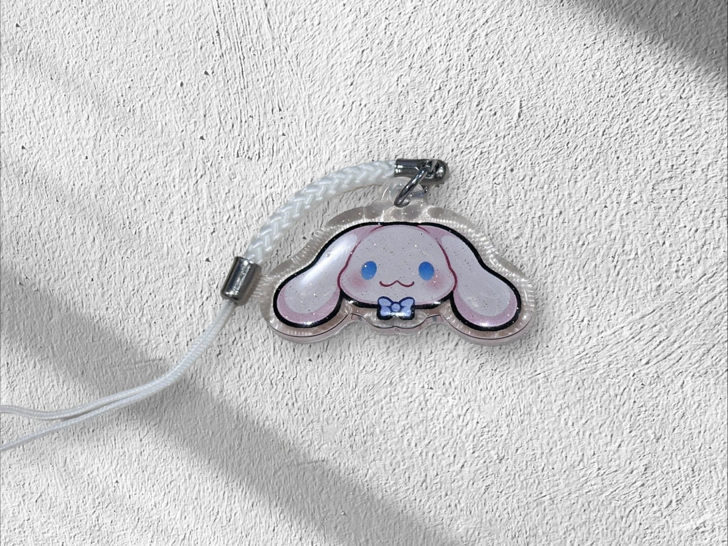 Chibi Animals 1.5” Acrylic Glitter Charms | Cute Kawaii Accessories