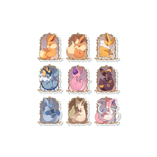 Tarot Card Eeveelution Stickers