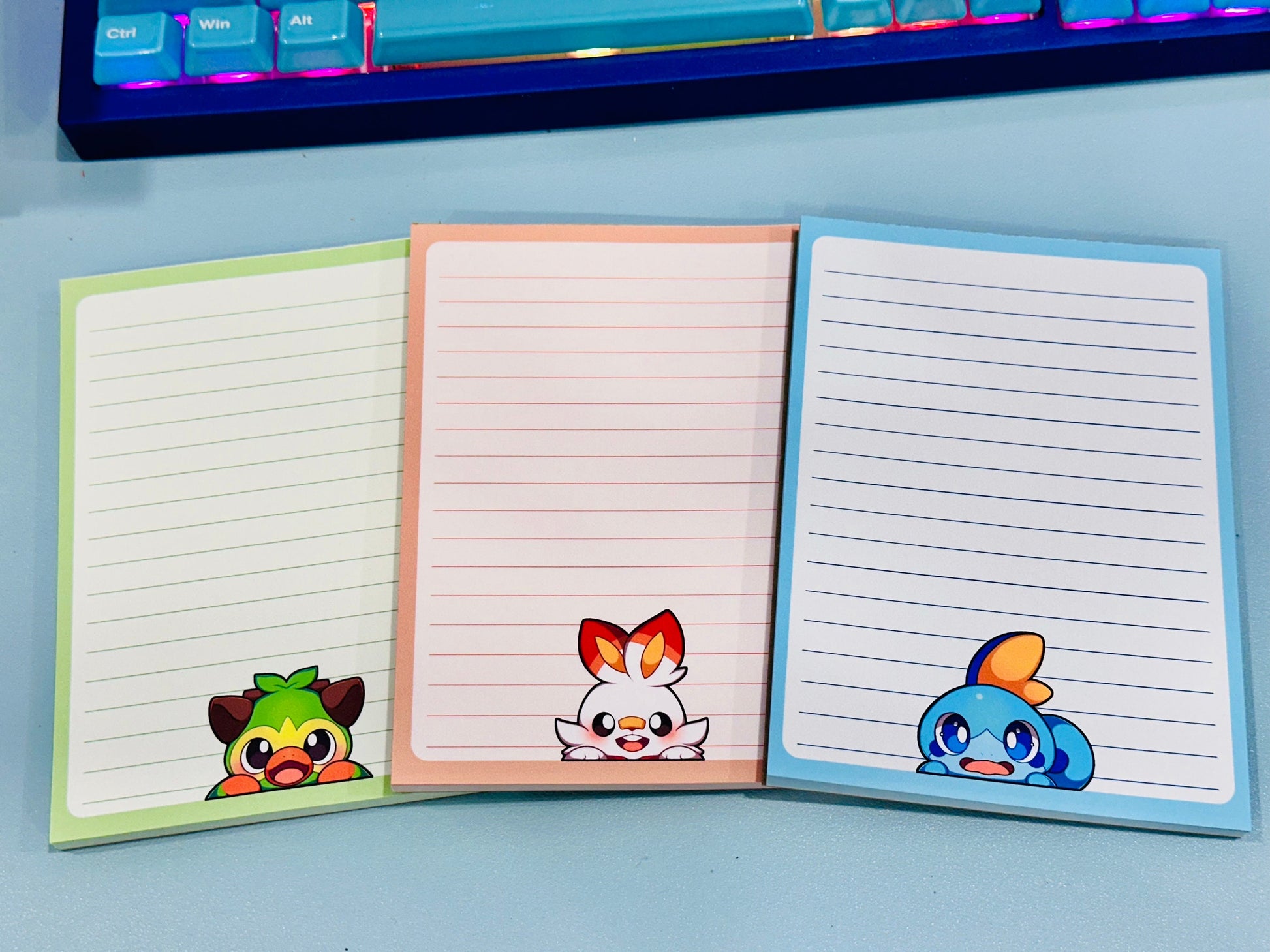 Memo NotePad Poke Starters Peekers Gen 8 Characters | School Supplies, Scrapbooking, Journaling