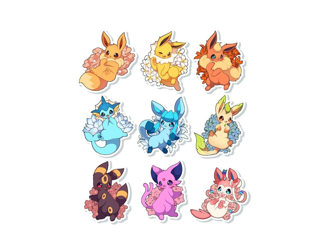 Eeveelution 2"/2.5” Acrylic Keychain