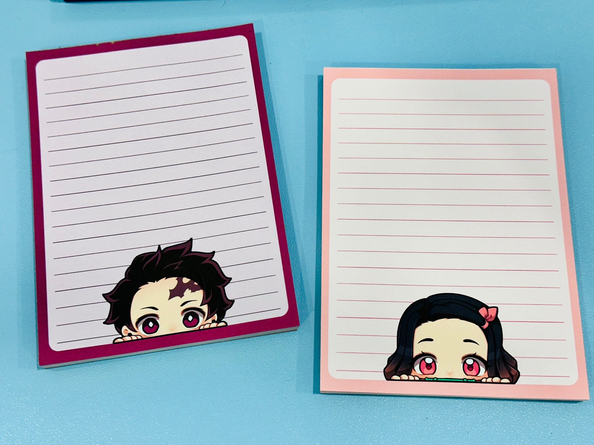 Memo pads Chibi Anime Peeker Characters Note Pad | School Supplies, Journaling, Scrapbooking