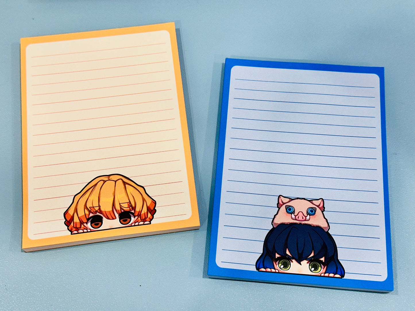 Memo pads Chibi Anime Peeker Characters Note Pad | School Supplies, Journaling, Scrapbooking