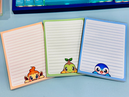 Memo Note Pad Gen 4 Poke Starters Peekers | School Supplies, Scrapbooking, Journaling