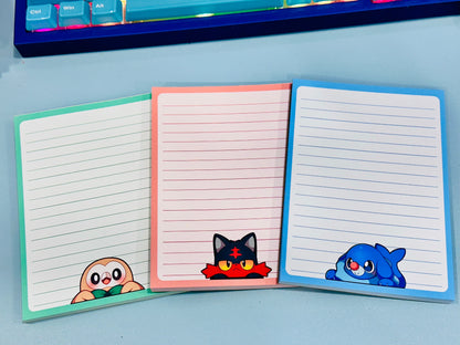 Memo Pad Poke Starters Peekers Characters Note Pad | School Supplies, Scrapbooking