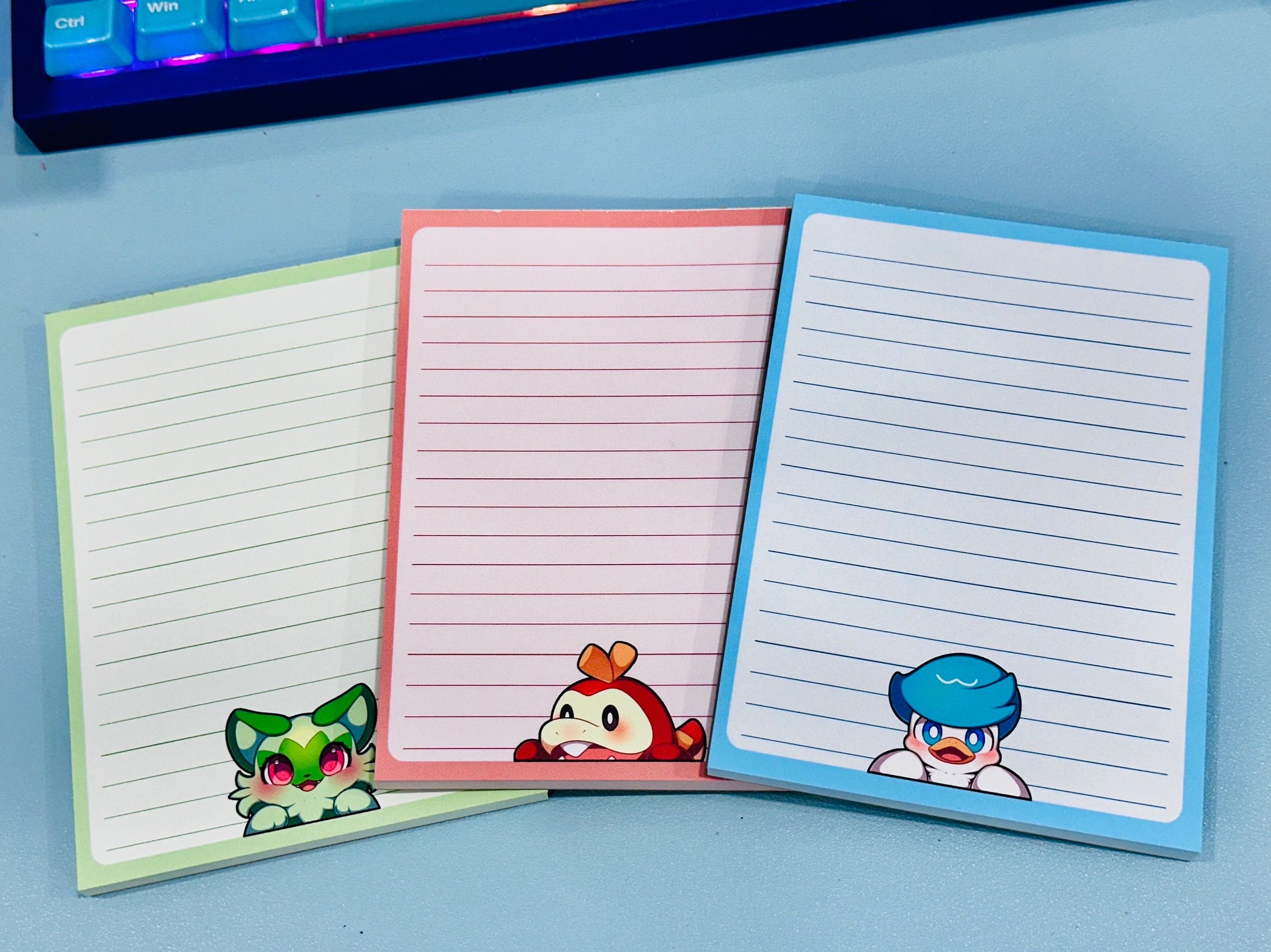 Memo NotePad Poke Starters Peekers Gen 9 | School Supplies, Scrapbooking, Journaling, to do list