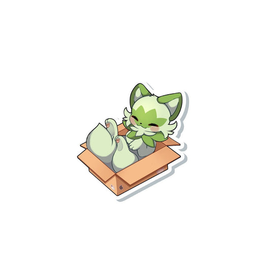 Sprigatito in a Box Sticker