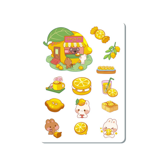 Lemon Pie Shop Sticker Sheet | SS091