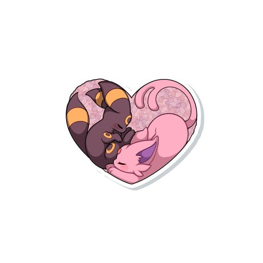 Umbreon Espeon Heart Sticker