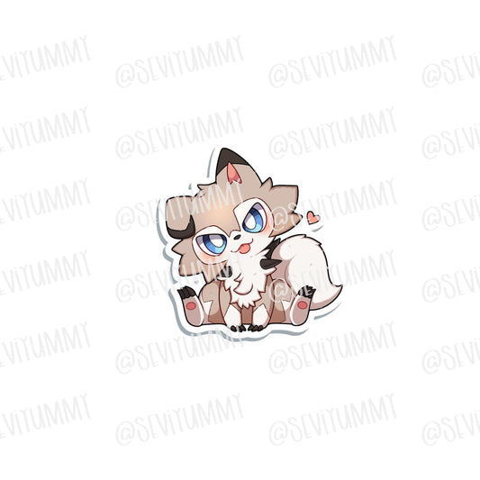 Lycanroc Sticker