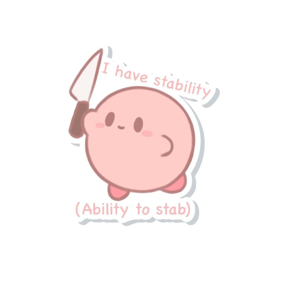 Kirbo Stab Vinyl Decal