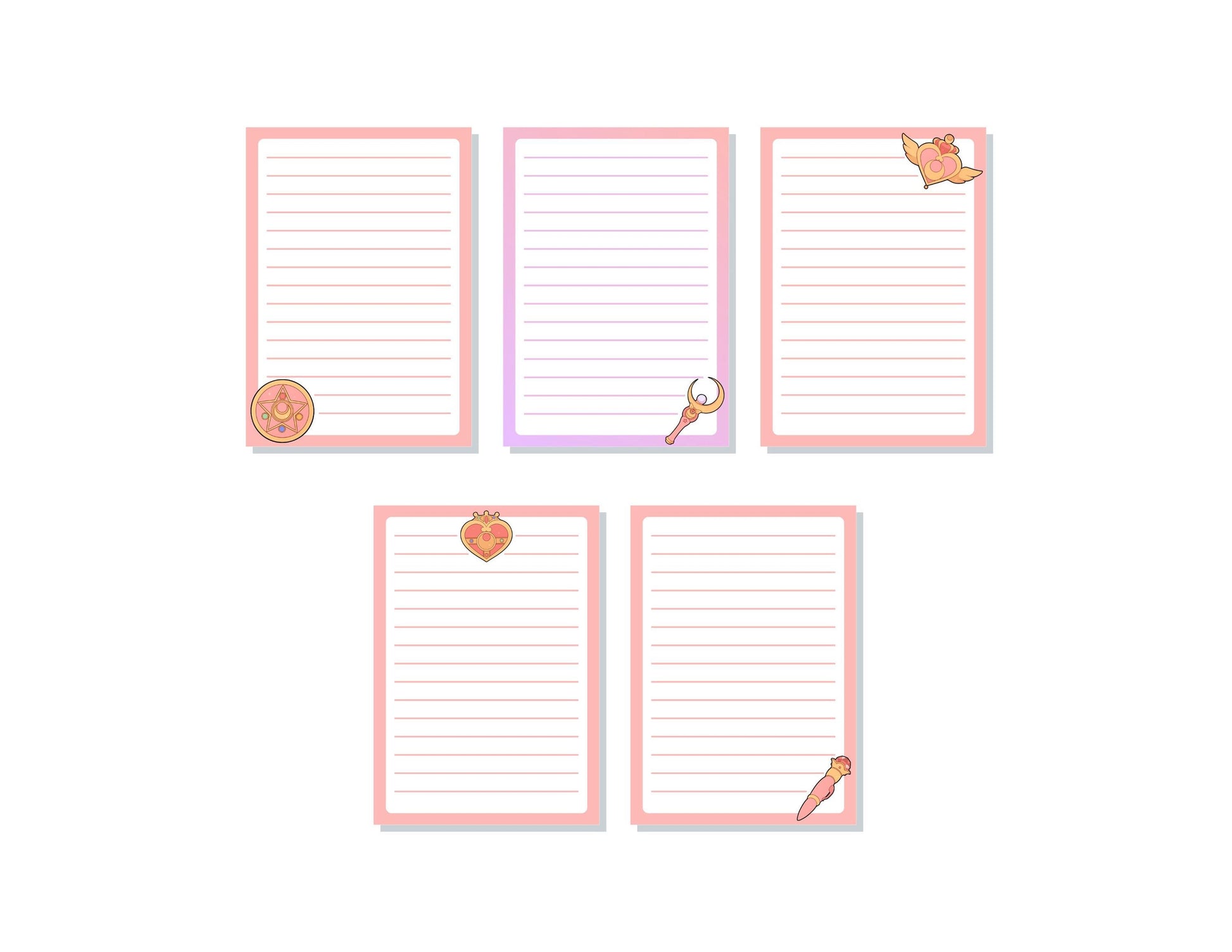 Memo Pads Cosmic Sailor Makeup Mirror Note Pad | School Supplies, Journaling, Scrapbooking