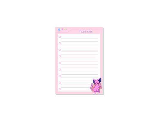 Memo Pads Espeon Note Pad | School Supplies, Journaling, Scrapbooking