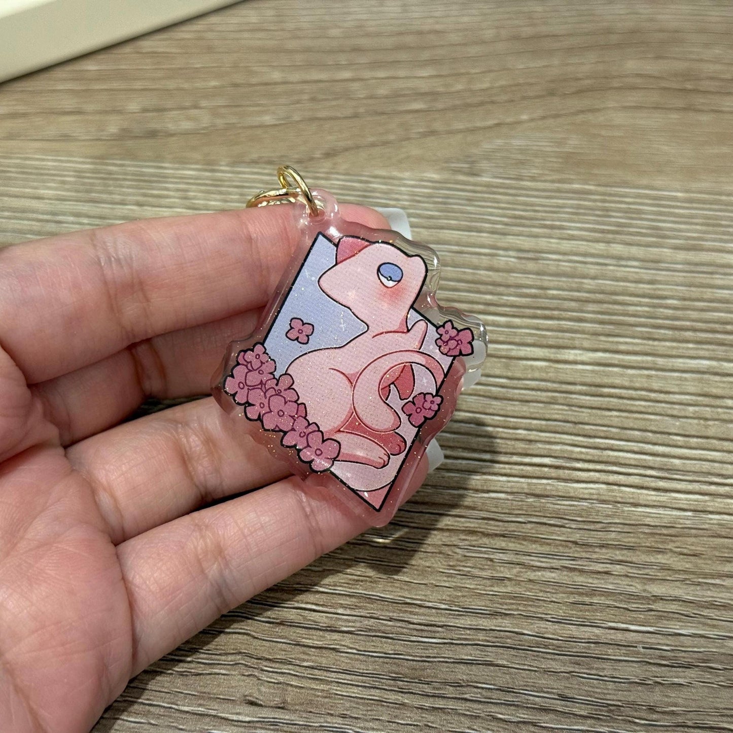 Mew 2" Acrylic Keychain