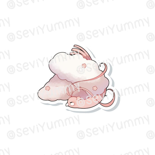 Pink Swablu Sticker