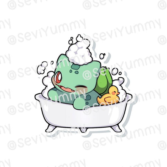 Bulbasaur Bath Sticker