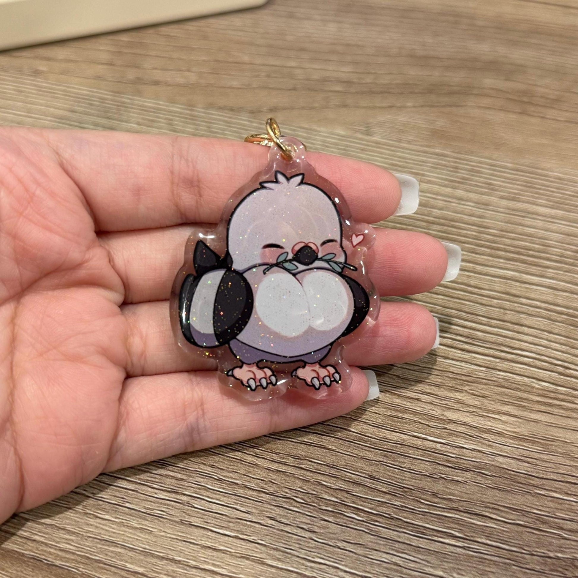 Pidove 2" Acrylic Keychain