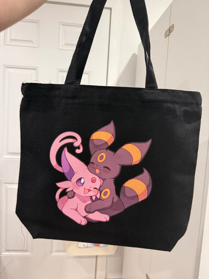 Umbreon Espeon Tote Bag • 8.5.25