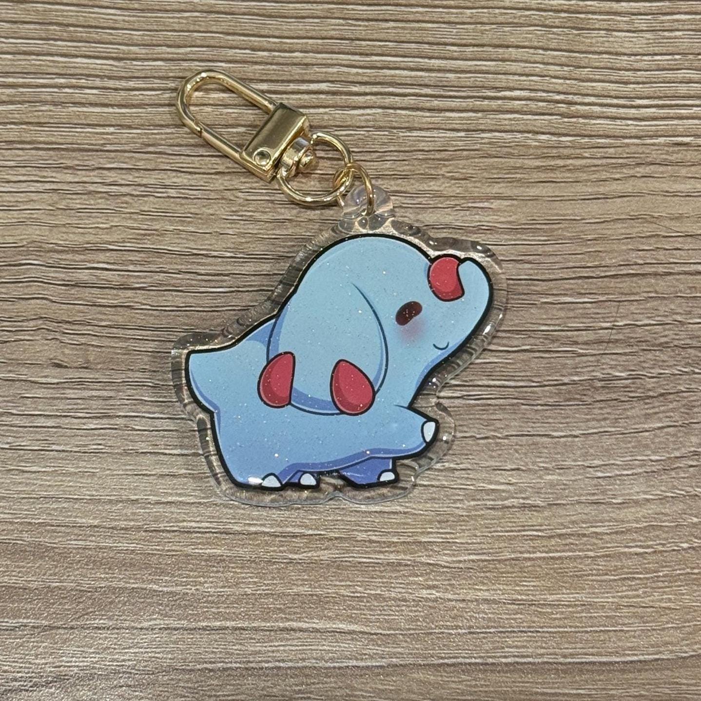 Phanpy 2” Acrylic Keychain | Double Sided Glitter Epoxy