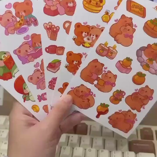 Snake Lunar New Year Vinyl Sticker Sheet Great for Planners, Journaling, Scrapbooking, Bullet Journals, Laptop, Tumbler, Bottle | SS0139